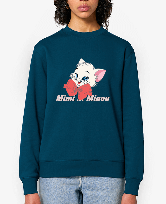 Sweat-shirt Chat nœud papillon Par Jils-création.fr
