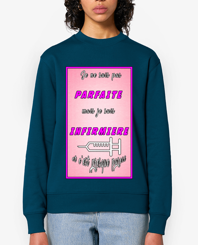 Sweat-shirt infermière Par logo graph