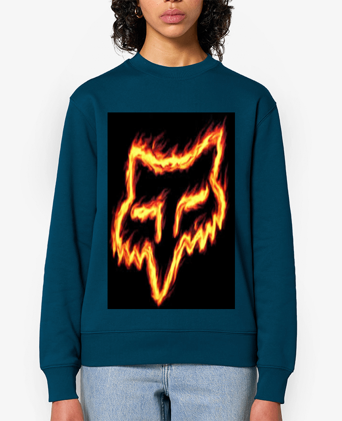 Sweat-shirt Renard de feu Par PopsQc