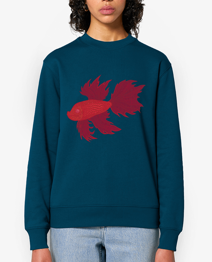 Sweat-shirt BETTA ROJO Par Santiaguen