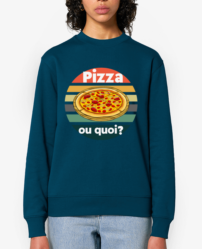 Sweat-shirt Pizza ou quoi Par Cheerocki