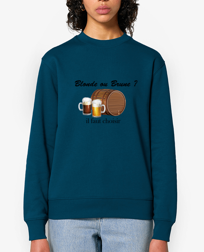 Sweat-shirt Blonde ou Brune ? il faut choisir Par Frenchydesign