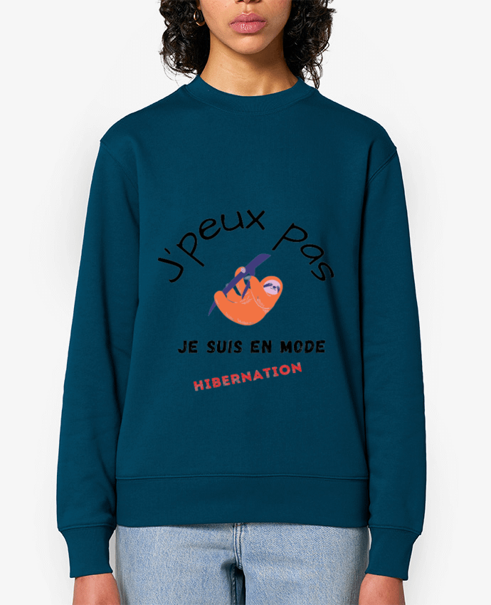 Sweat-shirt je peux pas, je suis en mode hibernation Par Fridaé