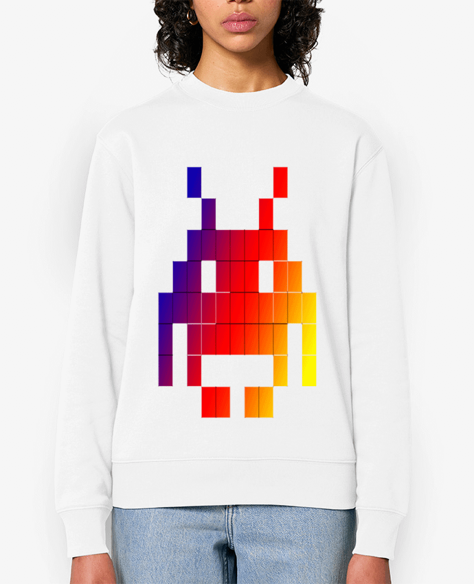 Sweat-shirt Space Invaders Par Vince