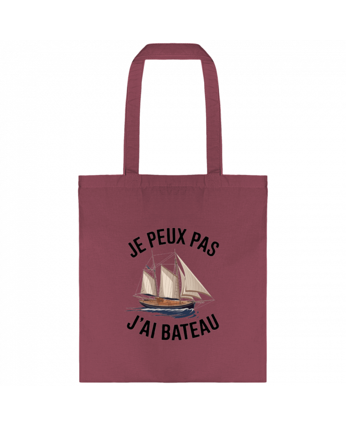 Tote-bag je peux pas j'ai bateau par bwilfy