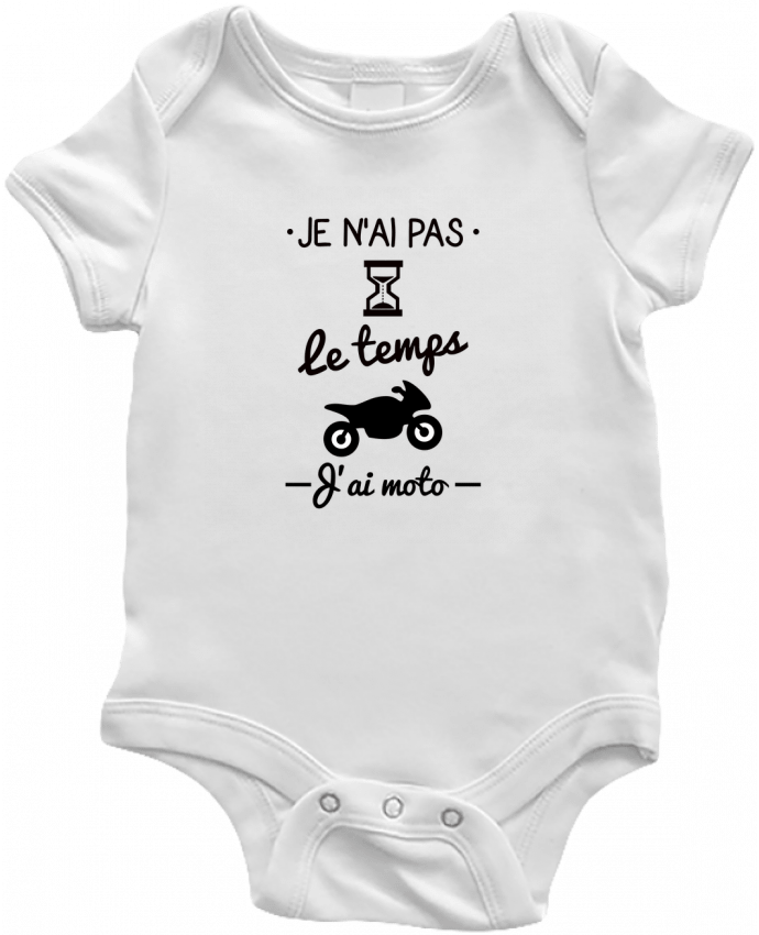 Baby Body Pas le temps j'ai moto, motard by Benichan