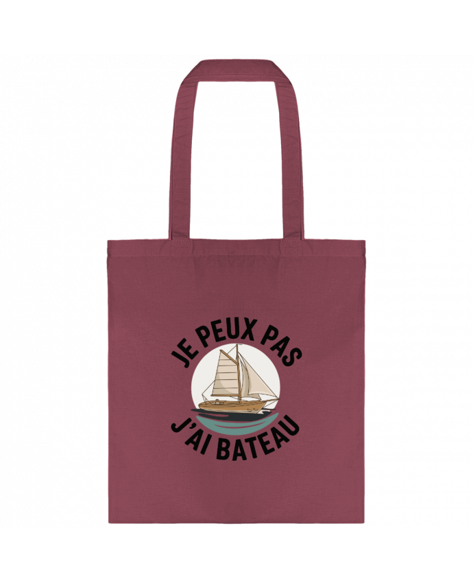 Tote-bag je peux pas j'ai un bateau par bwilfy