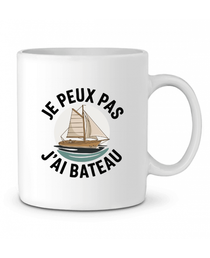 Mug  je peux pas j'ai un bateau par bwilfy