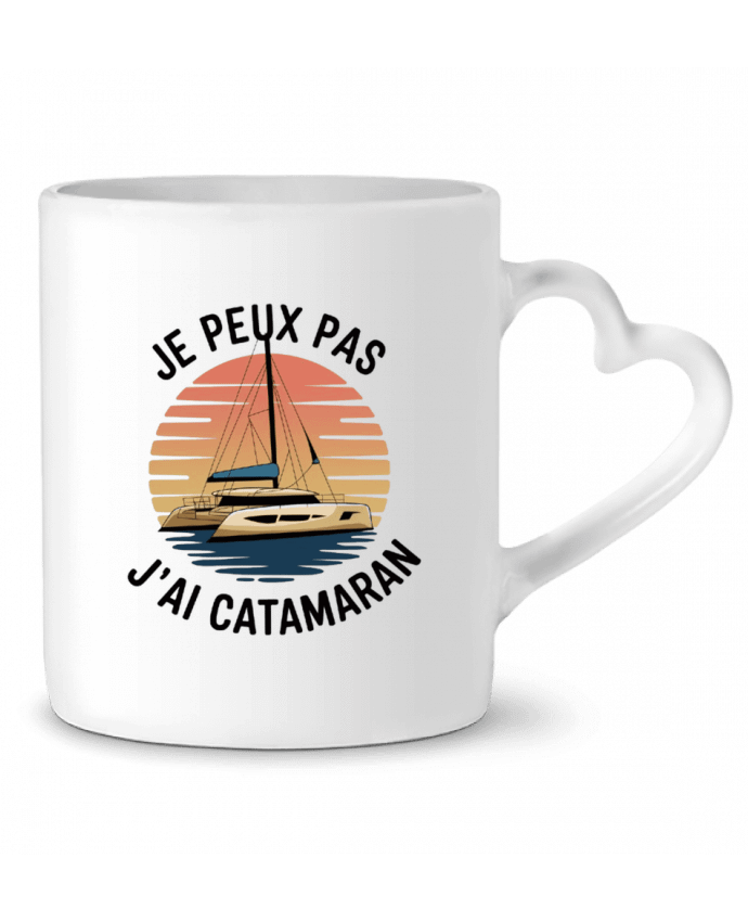 Mug coeur je peux pas j'ai catamaran par bwilfy