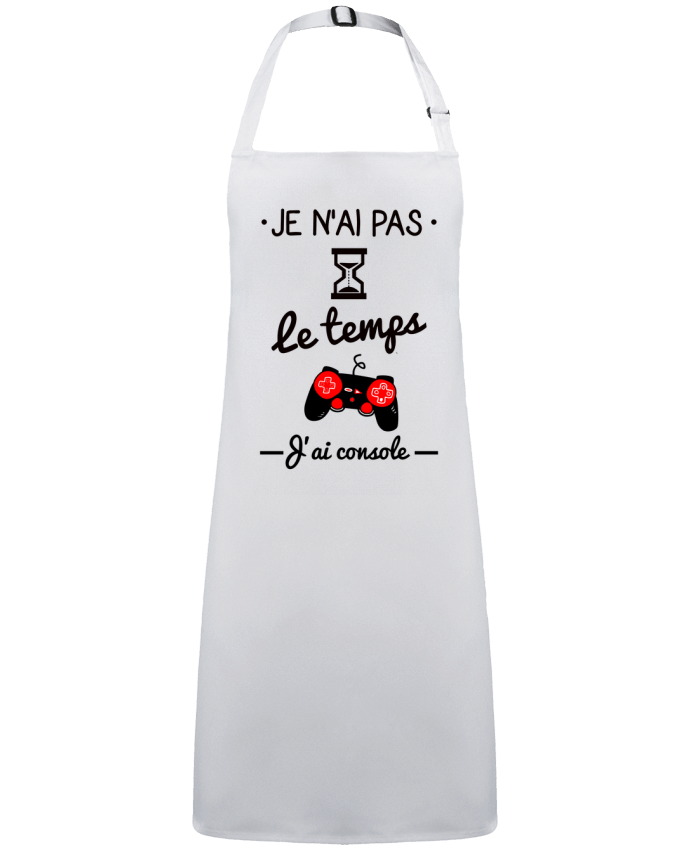 Tablier Pas le temps, j'ai console, tee shirt geek,gamer par  Benichan