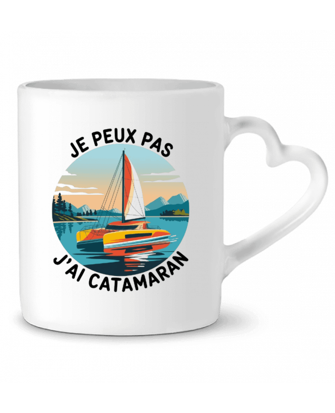 Mug coeur je peux pas j'ai catamaran par bwilfy