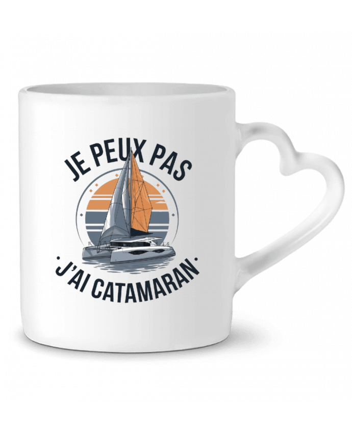 Mug coeur je peux pas j'ai catamaran par bwilfy