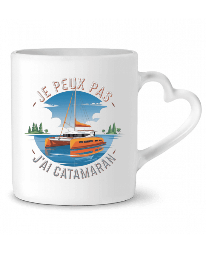 Mug coeur je peux pas j'ai catamaran par bwilfy