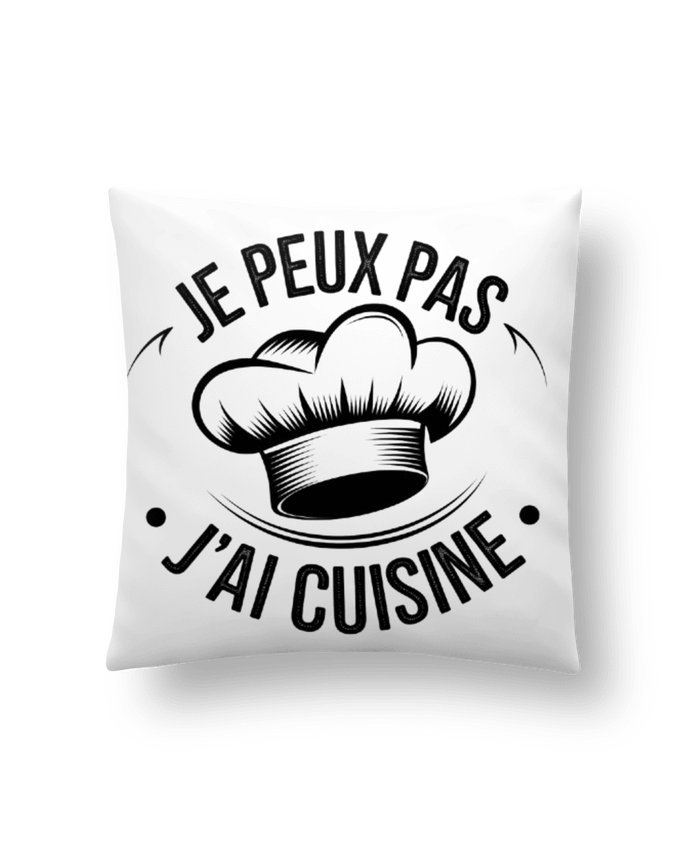 Coussin je peux pas j'ai cuisine par bwilfy