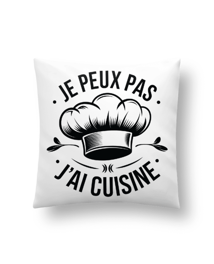 Coussin je peux pas j'ai cuisine par bwilfy
