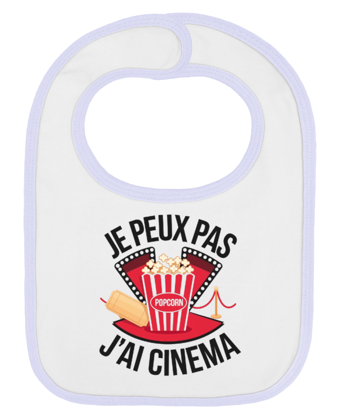 Bavoir bébé uni je peux pas j'ai cinema par bwilfy