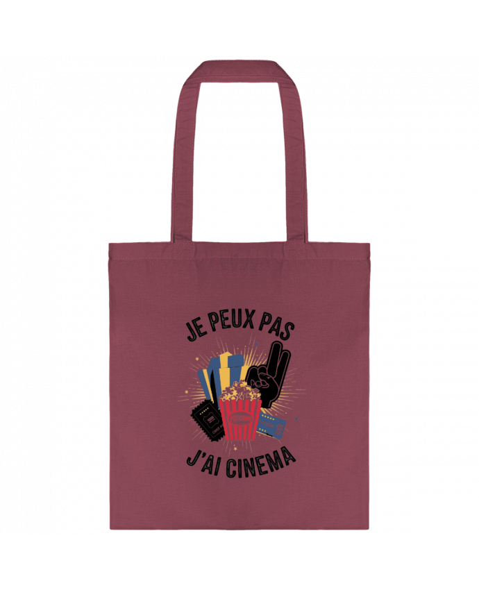 Tote-bag je peux pas j'ai cinéma par bwilfy