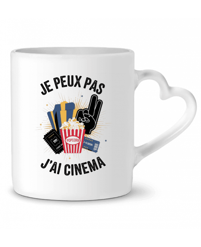 Mug coeur je peux pas j'ai cinéma par bwilfy