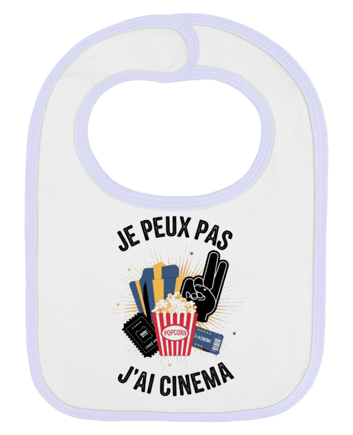 Bavoir bébé uni je peux pas j'ai cinéma par bwilfy