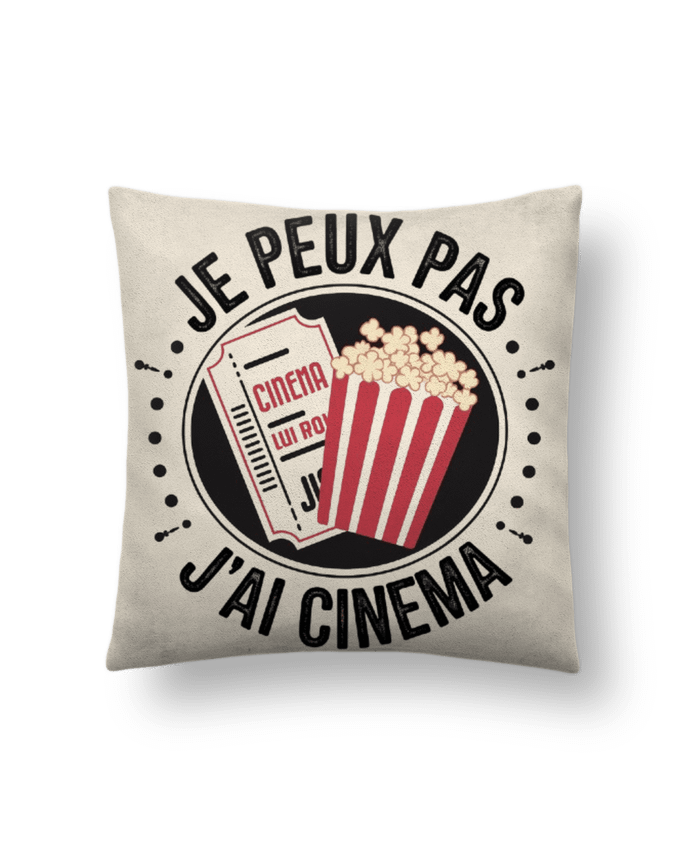 Coussin suédine je peux pas j'ai cinema par bwilfy