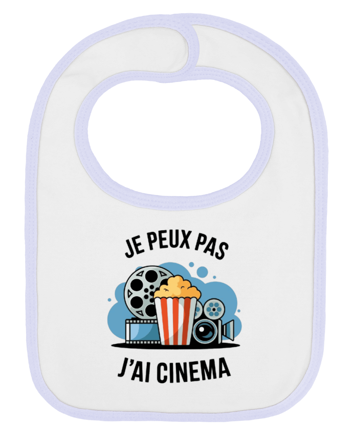 Bavoir bébé uni je peux pas j'ai cinema par bwilfy
