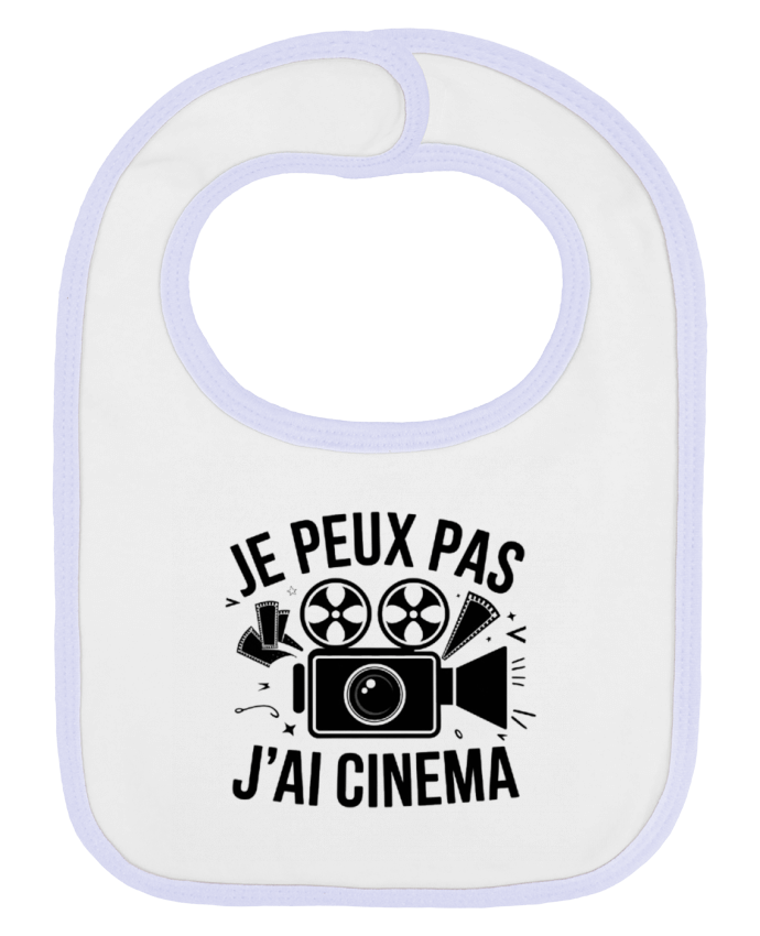 Bavoir bébé uni je peux pas j'ai cinema par bwilfy
