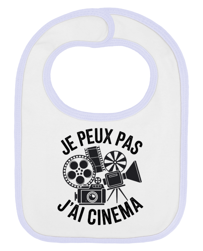 Bavoir bébé uni je peux pas j'ai cinema par bwilfy