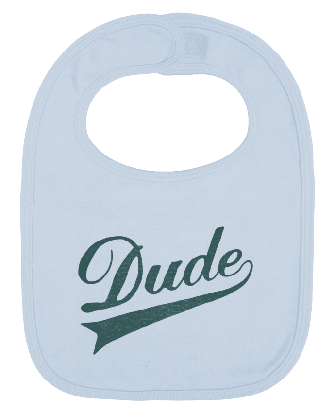 Bavoir bébé uni Dude par Florent Bodart