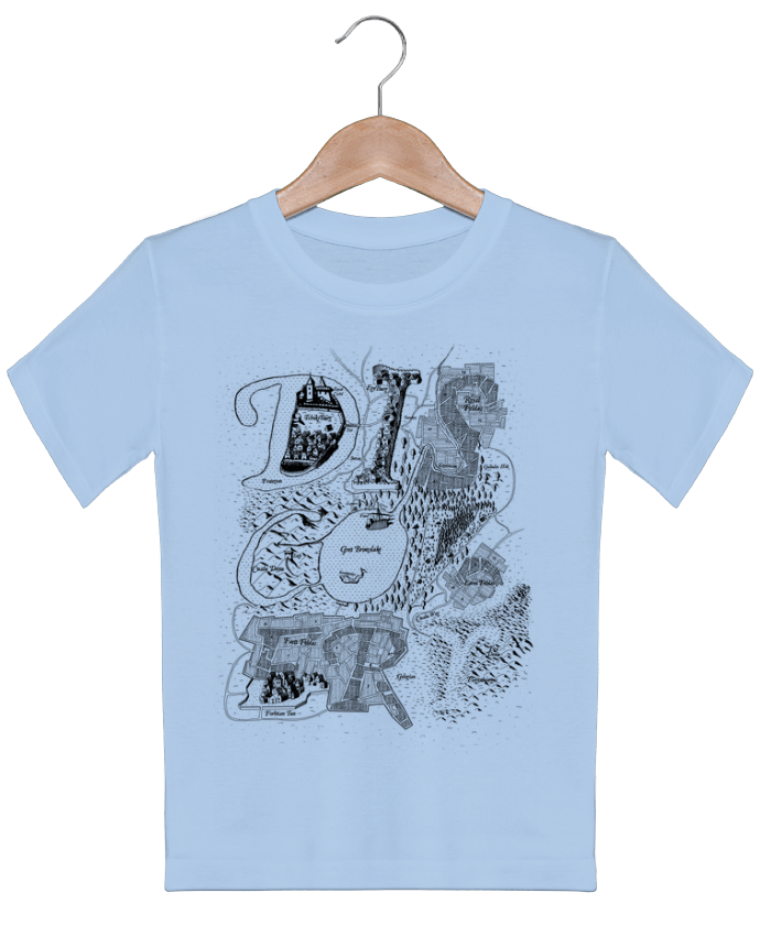 T-shirt garçon motif Discovery Florent Bodart