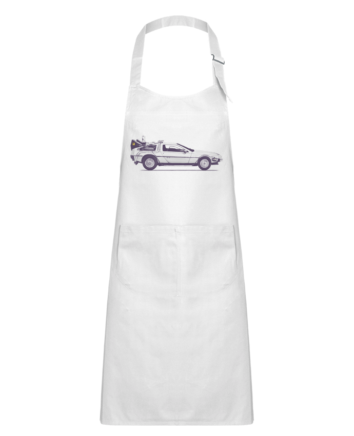 Kids chef pocket apron Dolorean by Florent Bodart