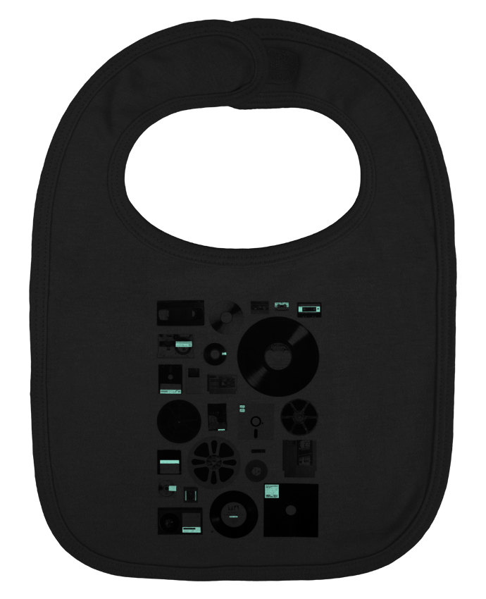 Baby Bib plain and contrast Data by Florent Bodart