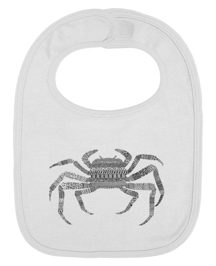 Bavoir bébé uni Crab par Florent Bodart