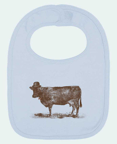 Bavoir bébé uni Cow Cow Nut par Florent Bodart