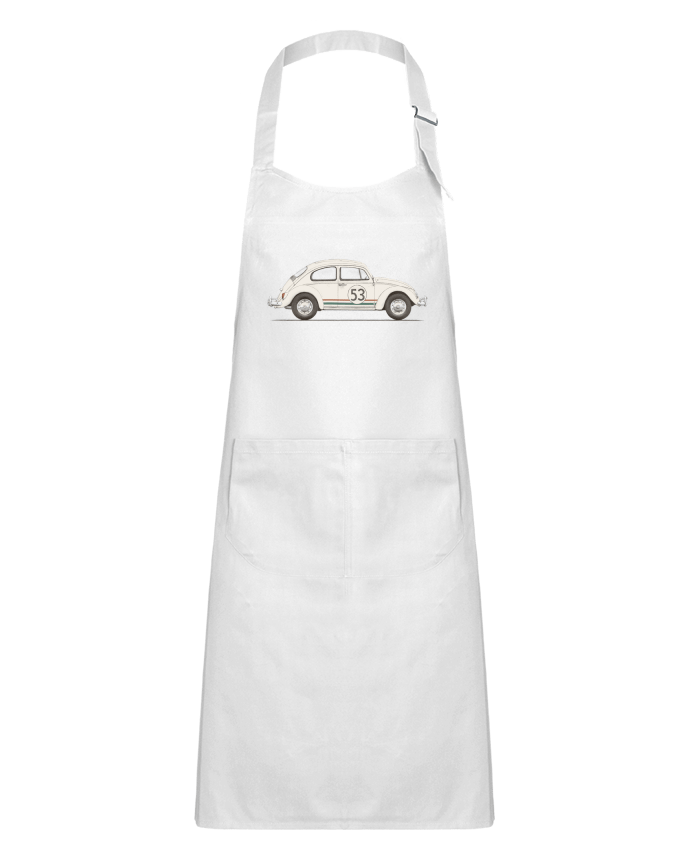 Kids chef pocket apron Beetle by Florent Bodart