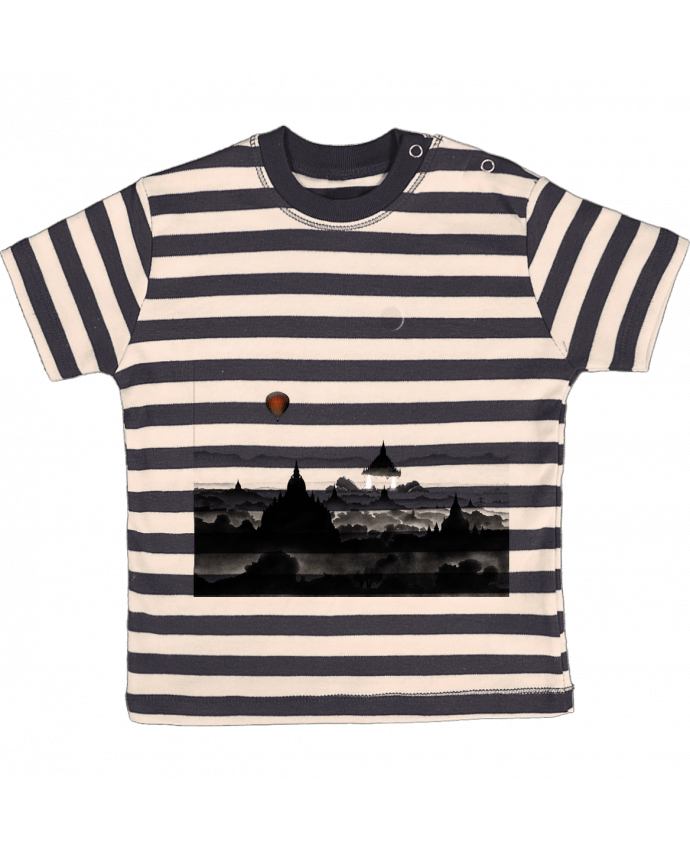 T-shirt baby with stripes Aurora by Florent Bodart