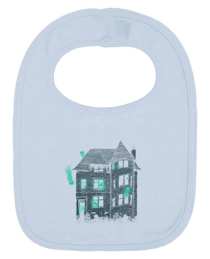 Bavoir bébé uni A new home par Florent Bodart