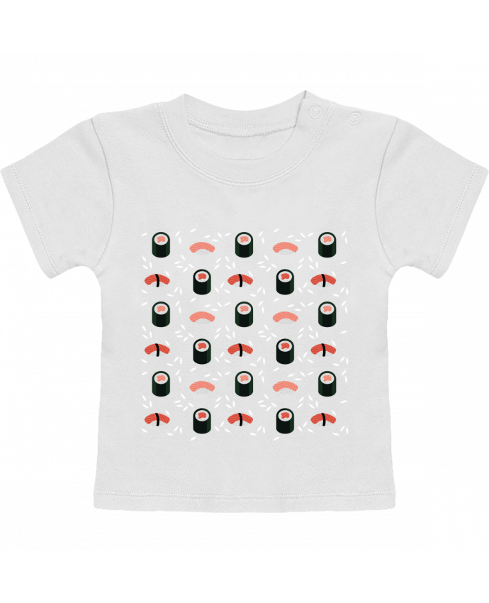 T-shirt bébé Sushi manches courtes du designer GWEN