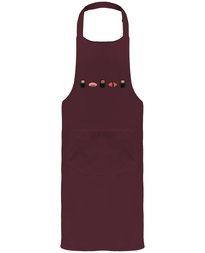 Garden or Sommelier Apron with Pocket Sushi by GWEN