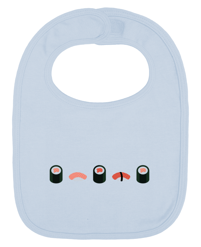 Bavoir bébé uni Sushi par GWEN