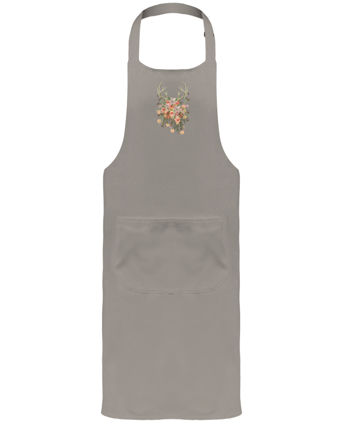 Garden or Sommelier Apron with Pocket Printemps by Les Caprices de Filles