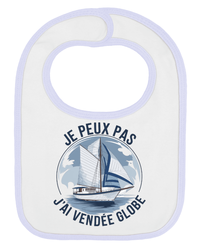 Bavoir bébé uni je peux pas j'ai Vendée Globe par bwilfy