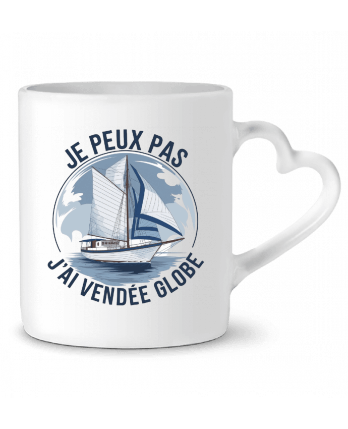 Mug coeur je peux pas j'ai Vendée Globe par bwilfy