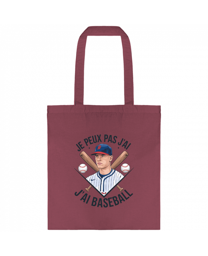 Tote-bag je peux pas j'ai baseball par bwilfy