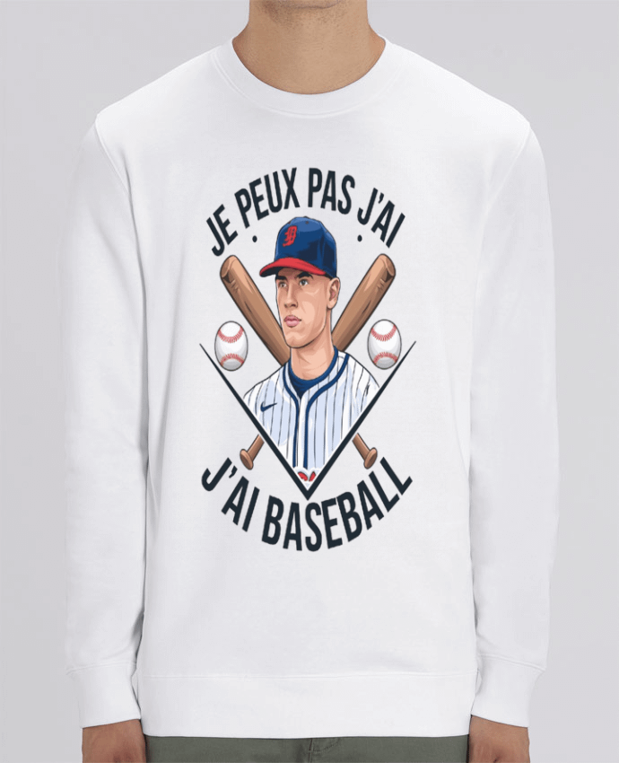 Sweat-shirt je peux pas j'ai baseball Par bwilfy