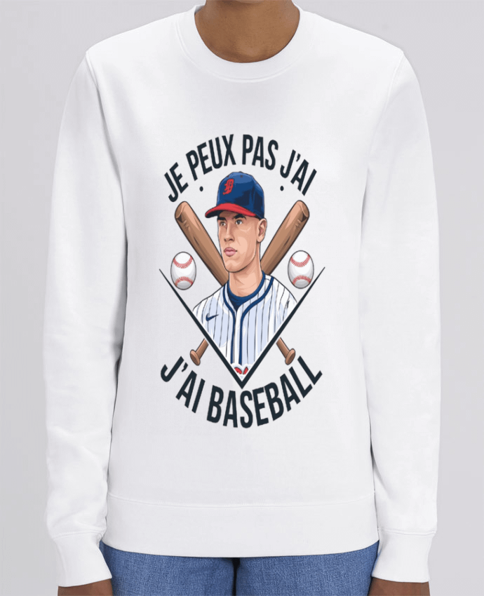 Sweat-shirt je peux pas j'ai baseball Par bwilfy