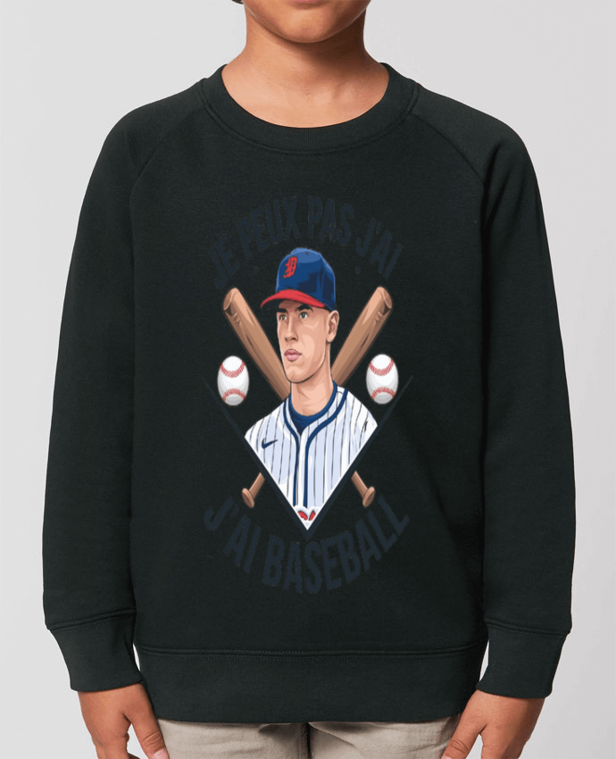 Sweat-shirt enfant je peux pas j'ai baseball Par  bwilfy
