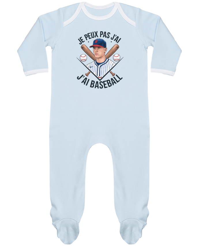 Body Pyjama Bébé je peux pas j'ai baseball par bwilfy