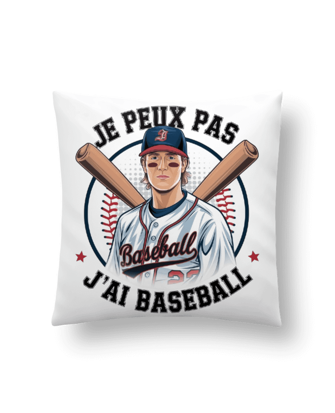 Coussin je peux pas j'ai baseball par bwilfy