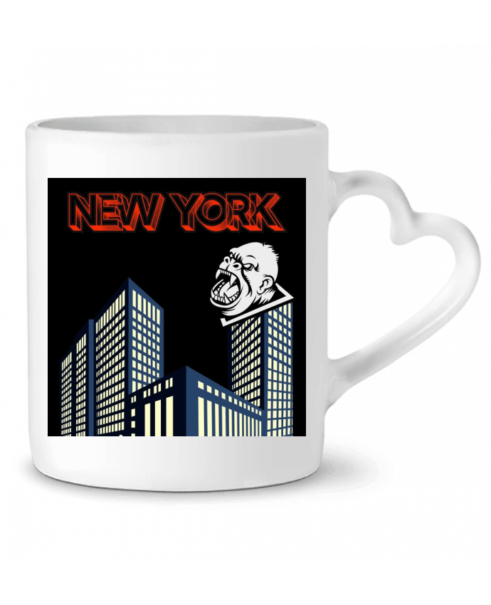 Mug coeur New York par cazadoras
