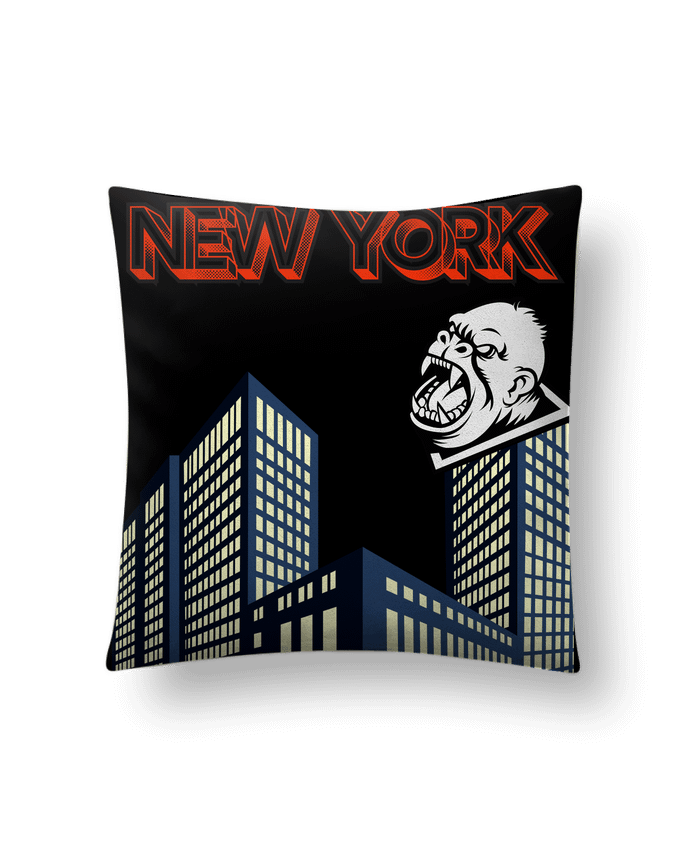 Coussin suédine New York par cazadoras